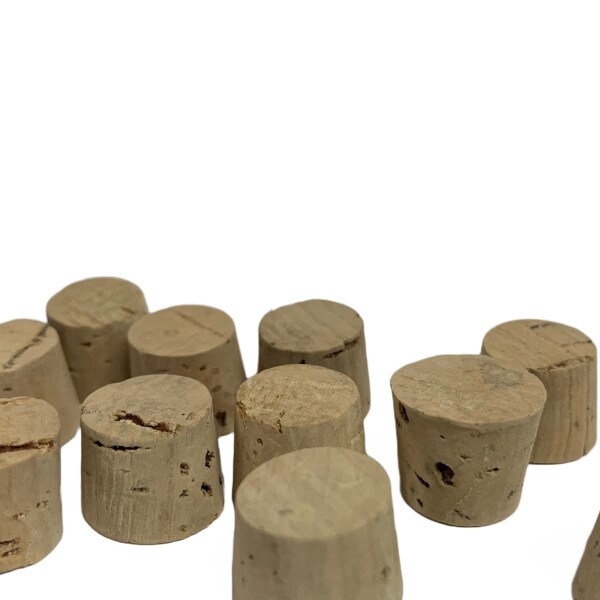 All natural tapered cork stopper